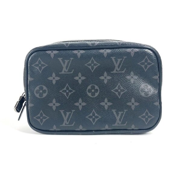 LOUIS VUITTON M43384 MonogramEclipse Trousse Toilette PM Clutch Bag Pouch - Picture 1 of 13
